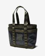 BLACK::A black Undefeated Utility Tote on a white background.