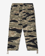CAMO::A black, olive, and brown camo Undefeated Field Cargo Pant on a white background.